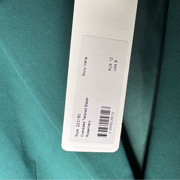 SHONA JOY IRENA OVERSIZED TAILORED BLAZER - ROSEMARY - Picture 7 of 9